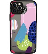 Resim mooodcase Iphone 12 Uyumlu Kamera Lens Korumalı Art Design Desenli Lüx Telefon Kılıfı 