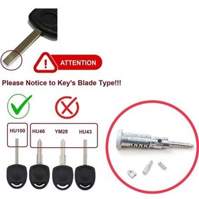 Resim Opel Corsa için Z Profili Kontak Şaft Kilit Silindir Mili N11.11827 