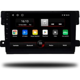 Resim Navigo Suzuki Vitara Android Carplay Multimedya 2007-2011 4gb Ram + 64gb Hafıza + 8 Çekirdek 