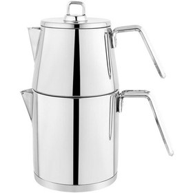 Resim Schafer Napoli Çaydanlık Takımı Büyük Boy Çaydanlık Takımı Gümüş 