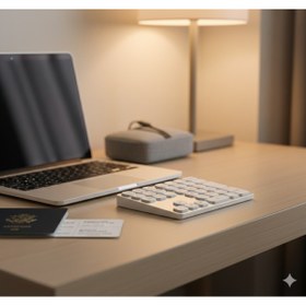 Resim Zilvana Bluetooth Bağlantılı Sayısal Numpad - Siyah/Gümüş - Tip-C Girişli Mini Klavye 