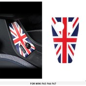 Resim Mini F65 F66 F67 Araba Sigara Çakmağı Panel Deri Çıkarma Sigara Için Union Jack For F66 F67 1 Piece Set 