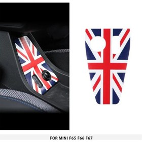 Resim Mini F65 F66 F67 Araba Sigara Çakmağı Panel Deri Çıkarma Sigara Için Union Jack For F66 F67 1 Piece Set 
