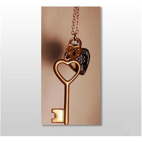 Resim Aşk Anahtar Kanvas Tablo 40x60cm 