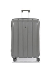 Resim Mçs 3lü Set Kırılmaz Silikon Seyahat Valizi Bavulu V305 Gri 