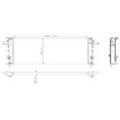 Resim Radyatör Laguna 2 1.6 1.8 2.0 1.9 Dci (Ac+Mek+Otom) 504647184 