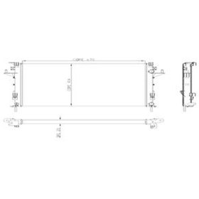 Resim Radyatör Laguna 2 1.6 1.8 2.0 1.9 Dci (Ac+Mek+Otom) 504647184 