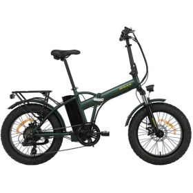 Resim Bisan F2 E-Folding Katlanır Elektrikli Bisiklet Haki Yeşil Sarı E-Bike 