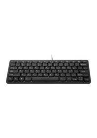Resim K1000 Mini Klavye 78 Tuşlu Mini Klavye Usb Powered Kablolu Klavye Çikolata Klavye Taşınabilir 