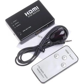 Resim Storemax Temiz Pazar 3 Port HDMI Switch Çoklayıcı Çoğaltıcı Kumandalı 