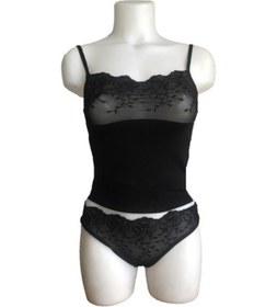 Resim Berrak Kadın Brodeli Ip Askılı Bikini Takım 2112 