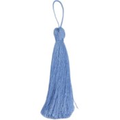 Resim Püskül Tekli 5 cm 1 Adet Mavi 