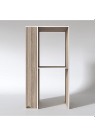 Resim Kenzlife Çamaşır-Kurutma Makinesi Dolabı Demyan Sol Crd 180*090*60 Banyo Kapaksız Arkalıksız Çok Renkli 