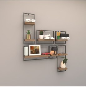 Resim Rafkestir Milano Raf Seti - Model 6 Kafkas Meşe ( Mat ) 