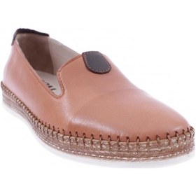 Resim Dgn P01-22y Bayan Strobelli Anatomıc Footwear Deri Ayakkabı P01-1512-R1755 Taba 