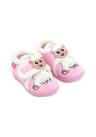 Resim Gezer Kız Çocuk Bebe Cırtlı Ayarlanabilir Günlük Okul Kreş Panduf Ayakkabı Pembe 