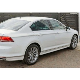 Resim Vw Passat B8 R Line Marşpiyel Seti Mat Siyah Plastik 2015-2019 