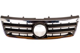Resim Volkswagen Touareg 03-07 Siyah Panjur Izgara Nikelajlı Çerçeveli 