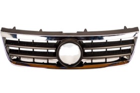 Resim Volkswagen Touareg 03-07 Siyah Panjur Izgara Nikelajlı Çerçeveli 