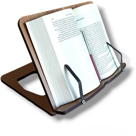 Resim hü ma tasarım ve aksesuar Hüma Ahşap Tablet Telefon Tutucu Ayarlanabilir Kitap Okuma Sehpası Standı Rahle 