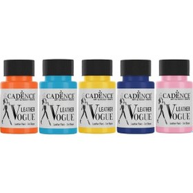 Resim Cadence Leather Vogue Deri Boyası 5li Set 