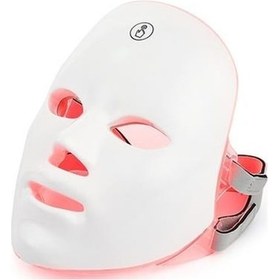 Resim Hh 7 Renkler Fotodinamik Led Yüz Maskesi Beyaz 