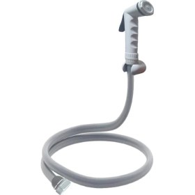 Resim Plasyay Yerli Tekne ve Karavan Duş Hortumu Tetikli Düz Gri 