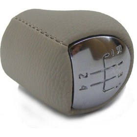 Resim Renault Twingo-clio 1-2-symbol-kangoo-megane 1 Bej Deri Vites Topuzu Bej - Gri 