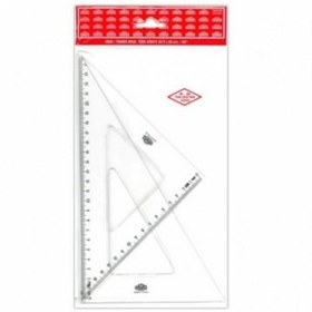 Resim HATAS Cetvel Teknik Okul Öğrenci Gönye Seti 30 cm 