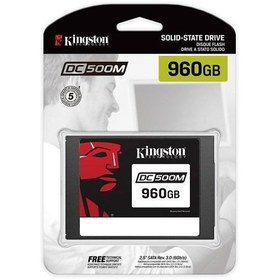 Resim Kingston DC500M 2.5 inç 960 GB Sata 3.0 520 MB\u002Fs 555 MB\u002Fs SSD 