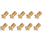 Resim Csa 3D Yazıcı E3dv6 Nozzle 1 Mm 10 Adet 