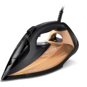 Resim Philips Güçlü Lüks Philips Siyah/gold Buharlı Ütü 2800 Watt 
