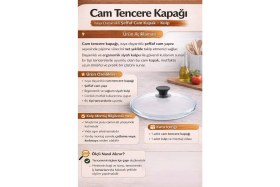 Resim Arcak2 Karaca Kulp + 28 cm Tencere Sahan Tava Cam Kapağı 