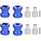 Resim Youtek Alüminyum Kombinasyon 12mm Çap 15mm Genişletilmiş, Mavi, Axial Scx10 D90 90046 Tamiya Mst 1/10 Araçlar İçin 