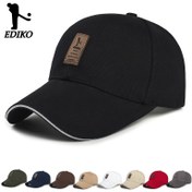 Resim EDIKO Ayarlanabilir Trucker Şapka - Siyah, Pamuk, Çoğu Kişi için Uygun, Ayarlanabilir Tokalı Kapatma, Golf, Açık Hava ve Günlük Giyim için İdeal, Açık Hava Başlığı | Ayarlanabilir Başlık | Pamuk Başlığı 