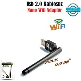Resim Bilgisayar USB Kablosuz Wi-Fi Adaptör 150Mps Antenli 