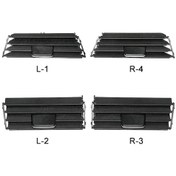 Resim Bmw 3 Serisi E90 Sol Sürüş Araba Klima Hava Çıkış Paneli 6422 9130 459-l, Stil: Izgara No. 4 