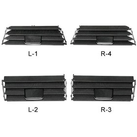 Resim Bmw 3 Serisi E90 Sol Sürüş Araba Klima Hava Çıkış Paneli 6422 9130 459-l, Stil: Izgara No. 4 