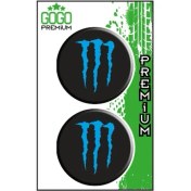 Resim SEVGENT Monster 3 (7X7 Cm) İkili Damla Etiket 