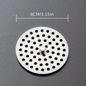 Resim Dream011 Paslanmaz Çelik Yer Tahliye Kapağı Saplı Yuvarlak Kare Saç Filtreli Banyo Mutfak Çamaşır 