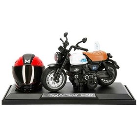 Resim Mey İthalat 5835 Motosiklet 1 14 Kasklı Figür Pb 3r Ses Işık 