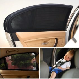 Resim Markaflex Araba Oto Yan Cam Güneşlik Emzirme Perdesi Güneşlik 2 Adet 