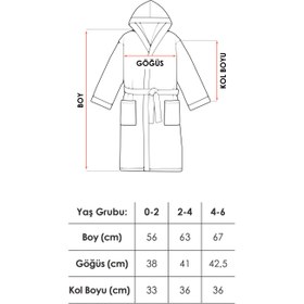 Resim Boho | Bebek/Çocuk Bornozu - Turuncu / 0-2 