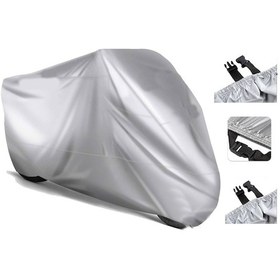 Resim Bajaj Pulsar Rs 200 Motosiklet Brandası Motor Branda-Gri (471838456) 