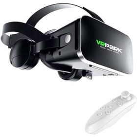 Resim Microcase VRPARK J50 Bluetooth Kulaklıklı 3D Sanal Gerçeklik Gözlüğü+ VR Kablosuz Bluetooth Kumanda-AL4754 