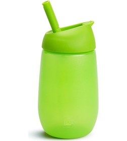 Resim Munchkin Simple Clean Pipetli Alıştırma Bardağı 296ml 12+ Ay-Yeşi Yeşil 