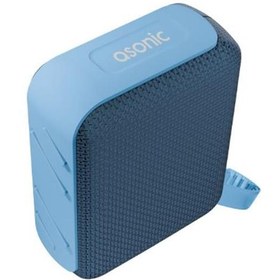 Resim Asonic AS-03 Mavi USB-TF-TWS-Bluetooth Destekli 5W 1200mAh Type-C Speaker 