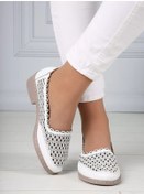 Resim Royallıno Moda Kadın Yazlık Topuklu Mokasenler 212929519 Beyaz 