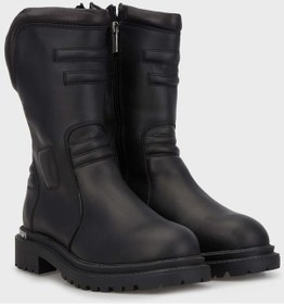 Resim Harley Davidson Bayan Bot 021z100571 Black Deri Siyah Deri 