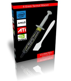 Resim ANADOLU PARS AN-MN9 Termal Macun 4 Gram Şırınga Termal Silikon Işlemci Silikonu Işlemci Macunu 